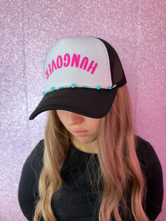 HUNGOVER Trucker Hat w/ Hat Chain